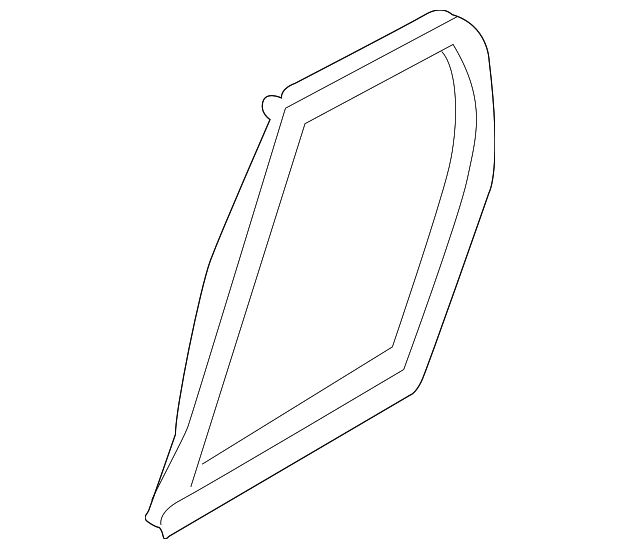 82272-7Z000 Деталь FIXED GLASS SEAL, RIGHT