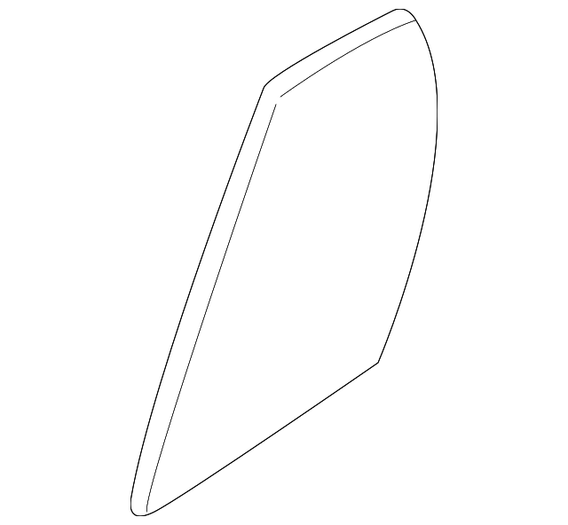 82263-7Z005 Деталь FIXED GLASS, LEFT