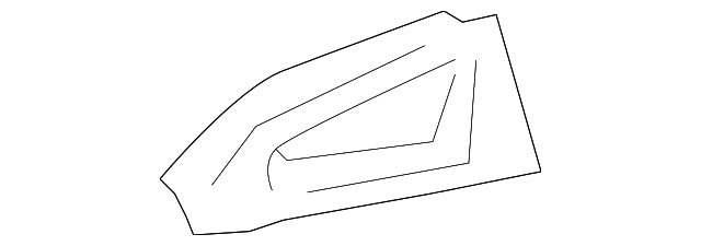 15867920 Деталь HANDLE BEZEL, LEFT