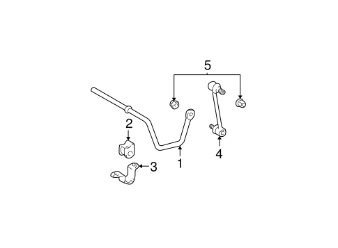 Highlander STABILIZER BAR & COMPONENTS 2
