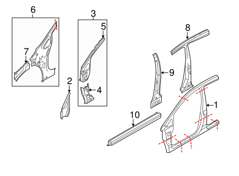 Versa CENTER PILLAR