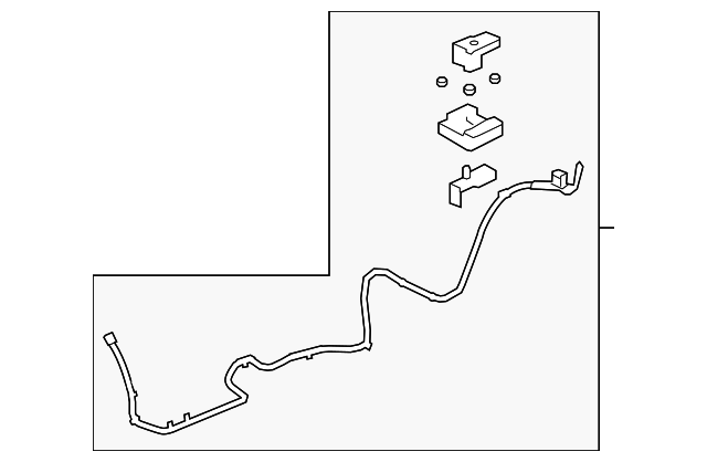92262497 Деталь POSITIVE CABLE