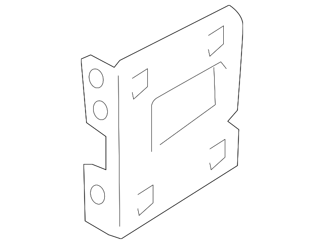96175-2K000 Деталь RADIO MOUNT BRACKET, LEFT