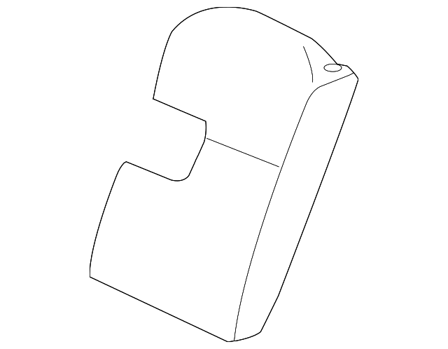 MN124176YC Деталь SEAT BACK COVER, RIGHT