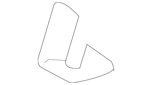 MR524521 Деталь SEAT BACK PAD, LEFT