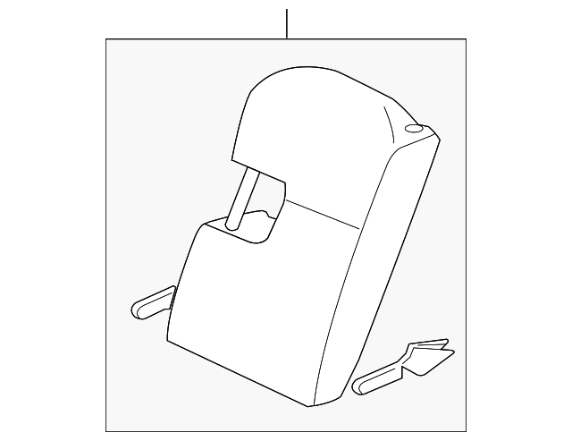 MN124174HF Деталь SEAT BACK ASSY, RIGHT