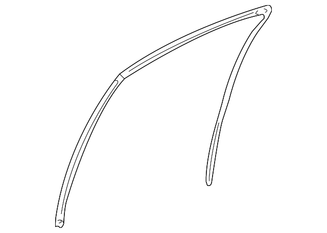 MR556039 Деталь RUN CHANNEL, LEFT