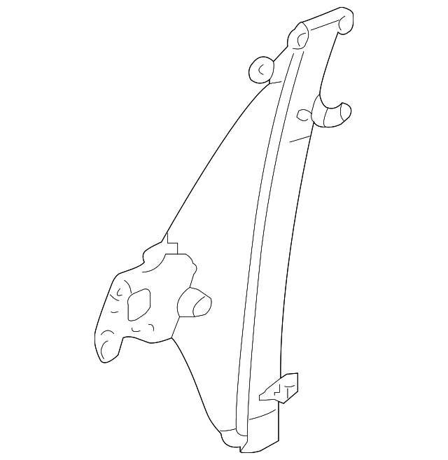 MR991333 Деталь WINDOW REGULATOR