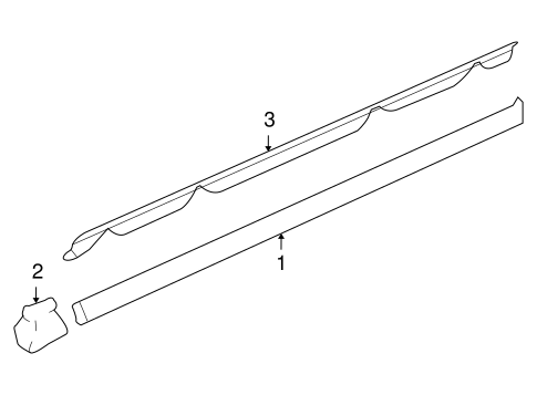 Blazer EXTERIOR TRIM - PILLARS