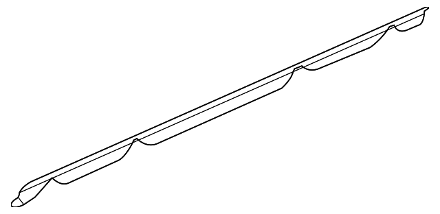 15036561 Деталь ROCKER MOLDING RETAINER, LEFT