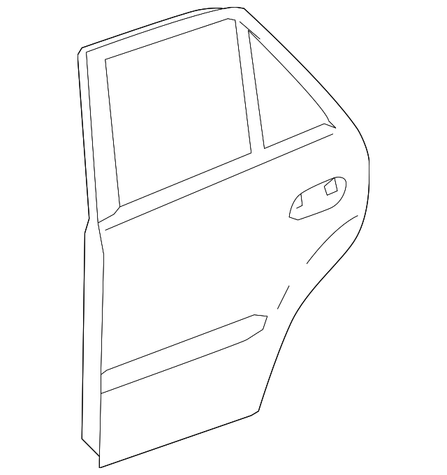 164-730-07-05 Деталь DOOR SHELL, LEFT