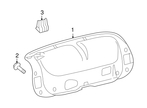 GS350 INTERIOR TRIM - TRUNK