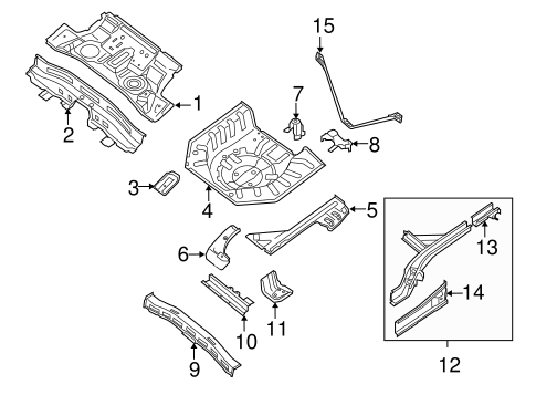 Sentra REAR FLOOR & RAILS