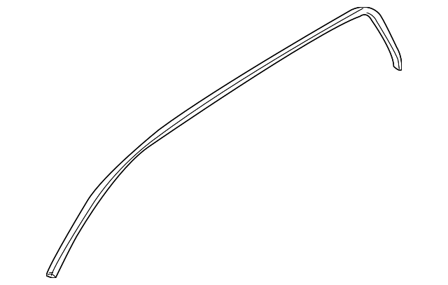 ZZDA-58-831 Деталь WEATHERSTRIP, RIGHT