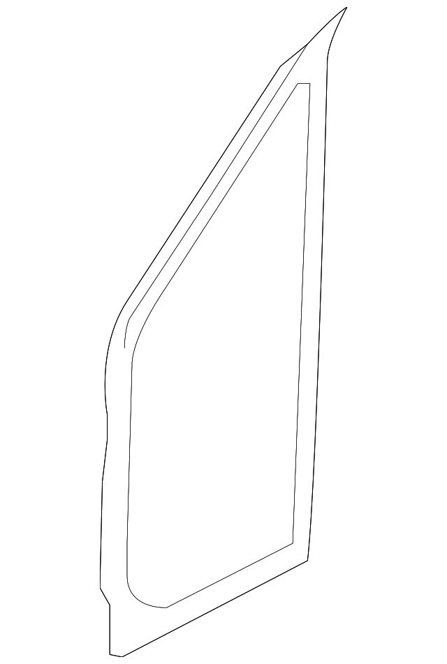 68010023AA Деталь VENT W'STRIP, LEFT