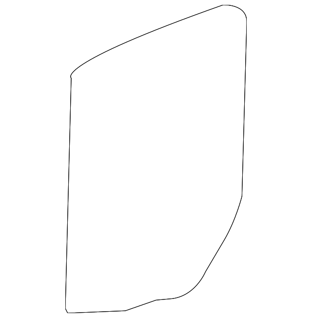 68010109AA Деталь MOVEABLE GLASS, RIGHT