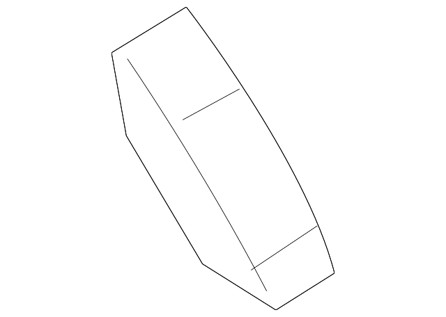 82412-2D000 DOOR GLASS HOLDER, RIGHT