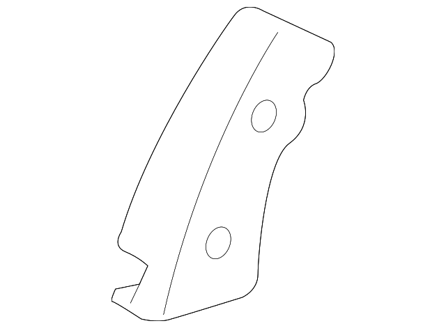 72666-0C030-C0 Деталь LOCK COVER, LEFT