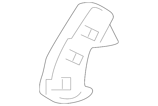 72665-0C020-C0 Деталь LOCK COVER, RIGHT