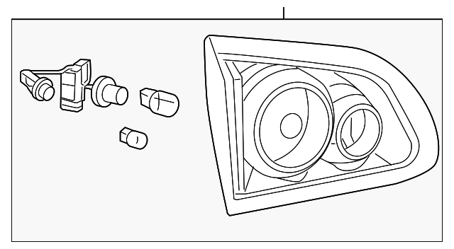 25889252 Деталь BACKUP LAMP ASSY, RIGHT