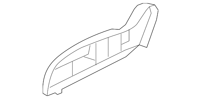 81238-SZA-A41ZD Деталь COVER, R. RECLINING (OUTER) *YR309L* (LI