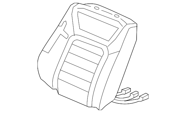 81127-SZA-A02 Деталь PAD, R. FR. SEAT-BACK (WITH OPDS SENSOR)