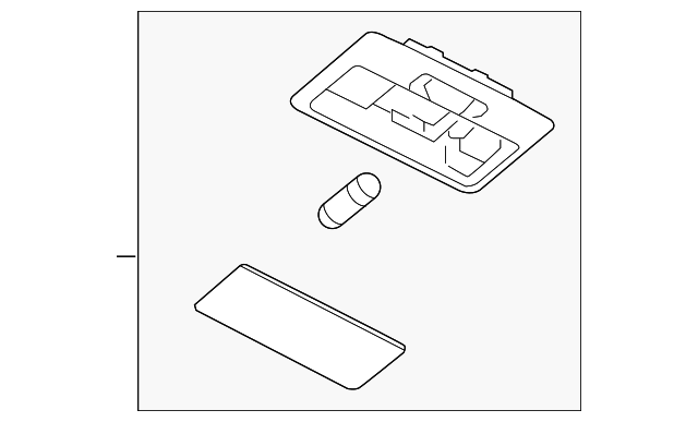 SU003-02522 Деталь MAP LAMP ASSY