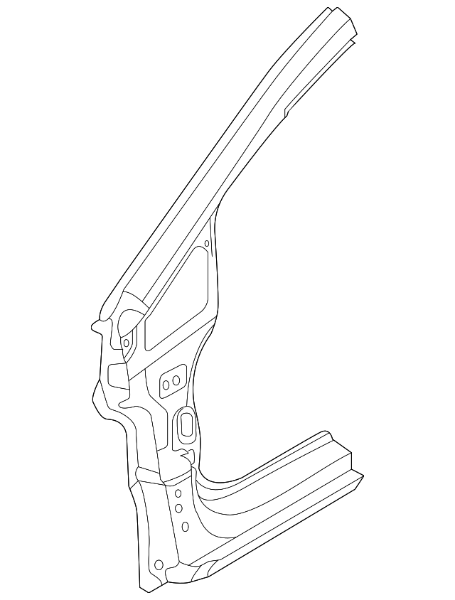 71110-1WA80 Деталь HINGE PILLAR, LEFT
