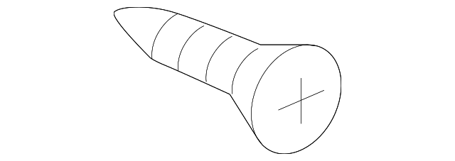 90080-16111 ROCKER MOLDING SCREW, LEFT