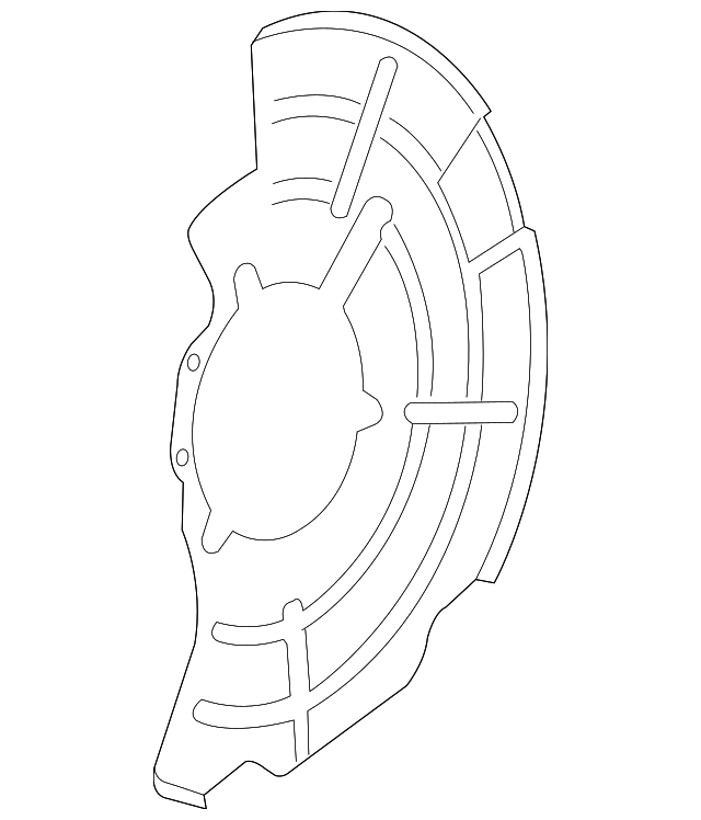 68227039AA SPLASH SHIELD, LEFT