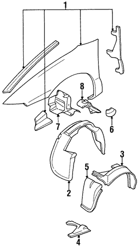Sebring FENDER & COMPONENTS
