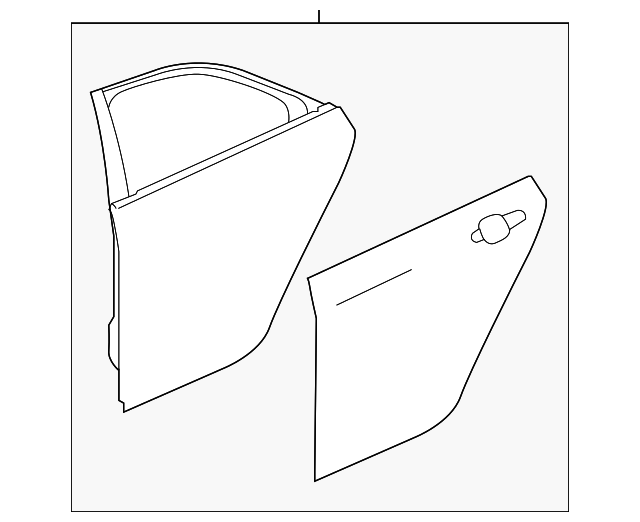 22915506 Деталь DOOR SHELL, RIGHT