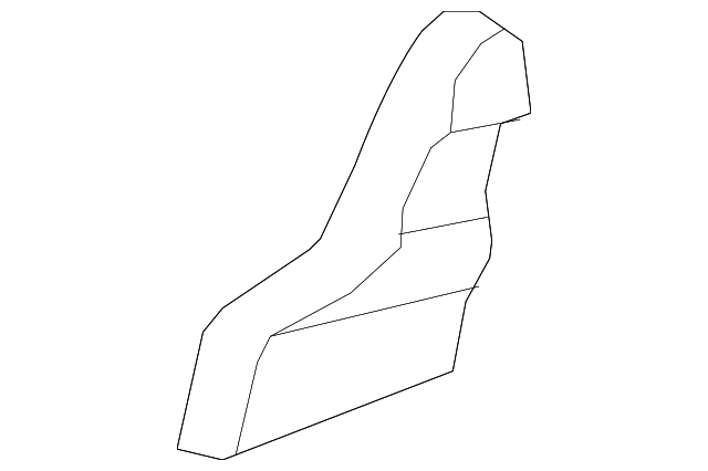 15901555 RECLINE COVER, LEFT