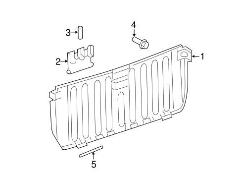 Fortwo INTERIOR TRIM - TAIL GATE