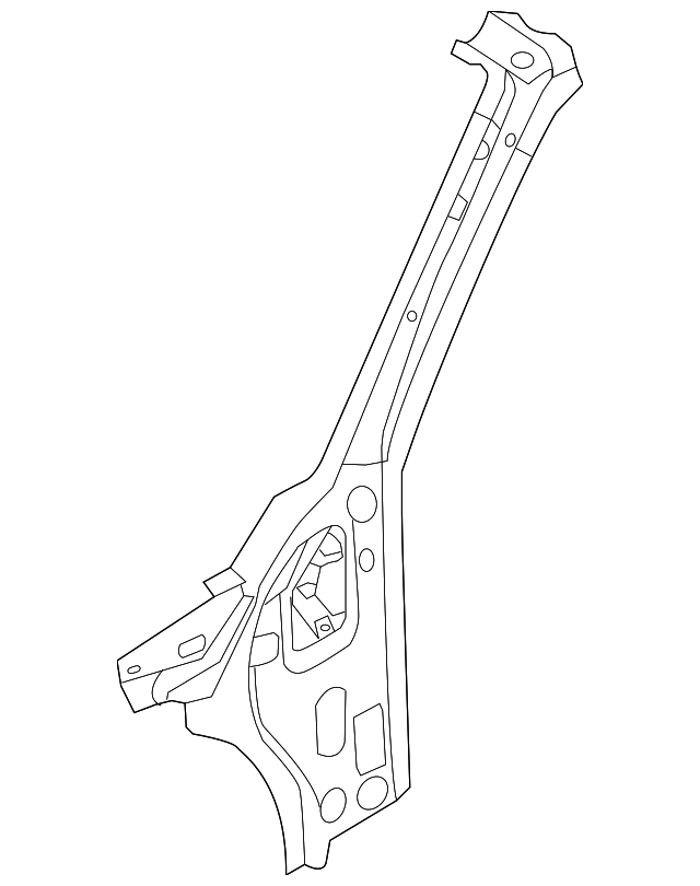 5C3-802-123 Деталь PILLAR REINF, LEFT
