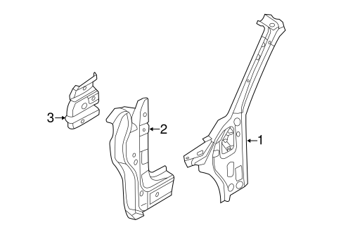 Beetle HINGE PILLAR 2