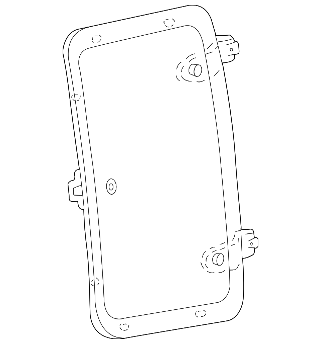 F65Z1829701AF Деталь SIDE GLASS, LEFT