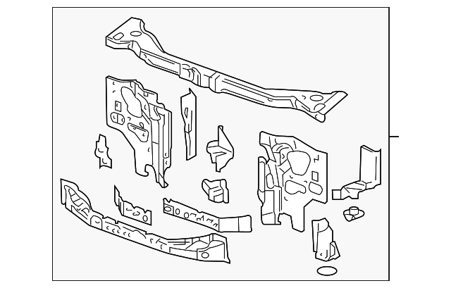20929730 Деталь RADIATOR SUPPORT
