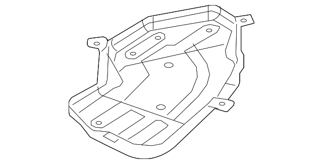 68061321AE SKID PLATE, LEFT