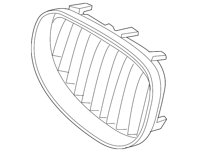 51-13-7-027-062 Деталь GRILLE, RIGHT