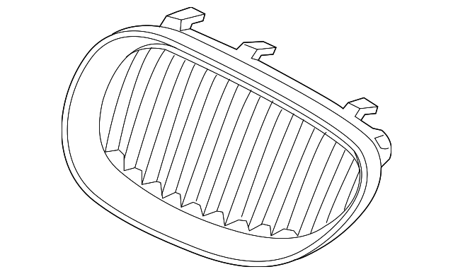 51-13-7-027-061 Деталь GRILLE, LEFT
