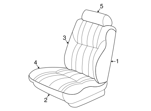Intrepid FRONT SEAT COMPONENTS