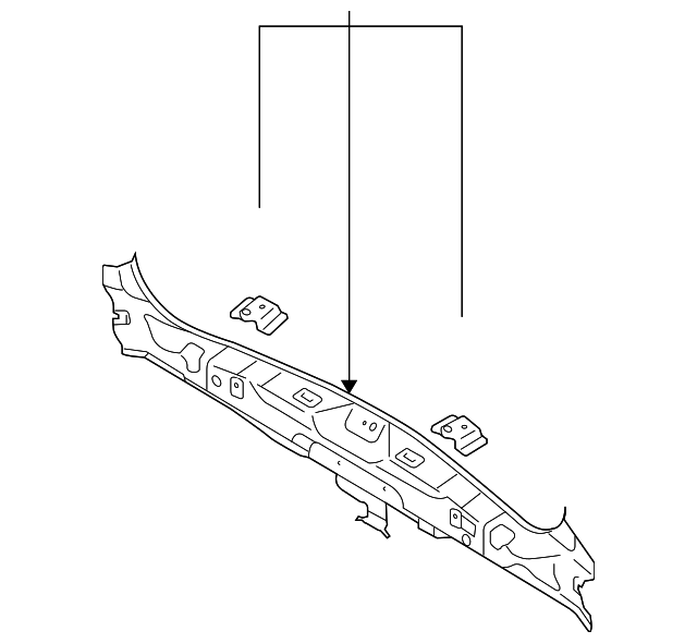 TD11-70-760B Деталь REAR CROSSMEMBER