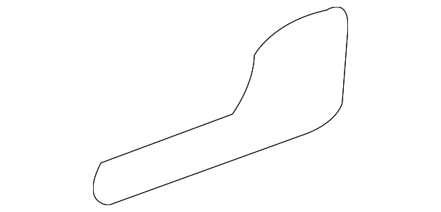 88980829 Деталь LOWER MOLDING, LEFT