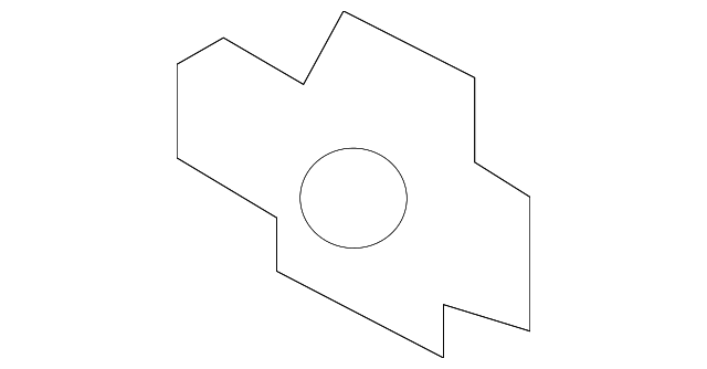 86645-1U000 Деталь IMPACT BAR BRACKET, RIGHT