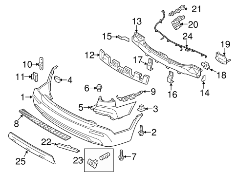 Sorento BUMPER & COMPONENTS - REAR