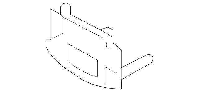 86641-1U000 Деталь IMPACT BAR STAY, LEFT