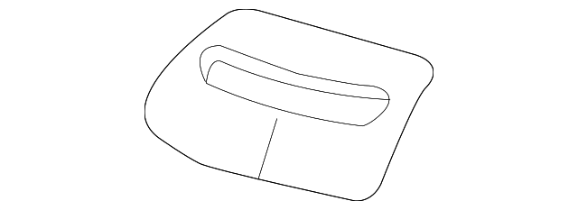 9028483 Деталь SEAT BELT GUIDE, LEFT