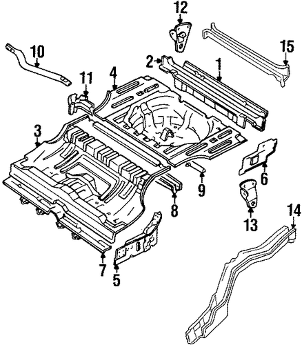Diamante REAR BODY & FLOOR