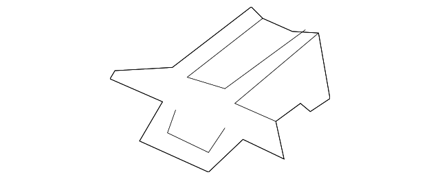 F151-50-B11B LOWER DEFLECTOR RETAINER NUT, RIGHT